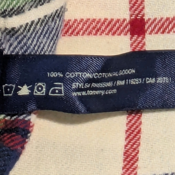 Tommy Hilfiger Red and Blue Plaid Sleepwear - Picture 7 of 11